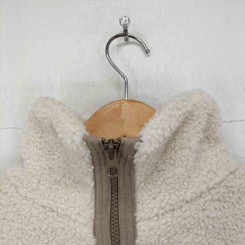 ショコラフィネローブ chocol raffine robe ボアジップジャケット レディース  FREE